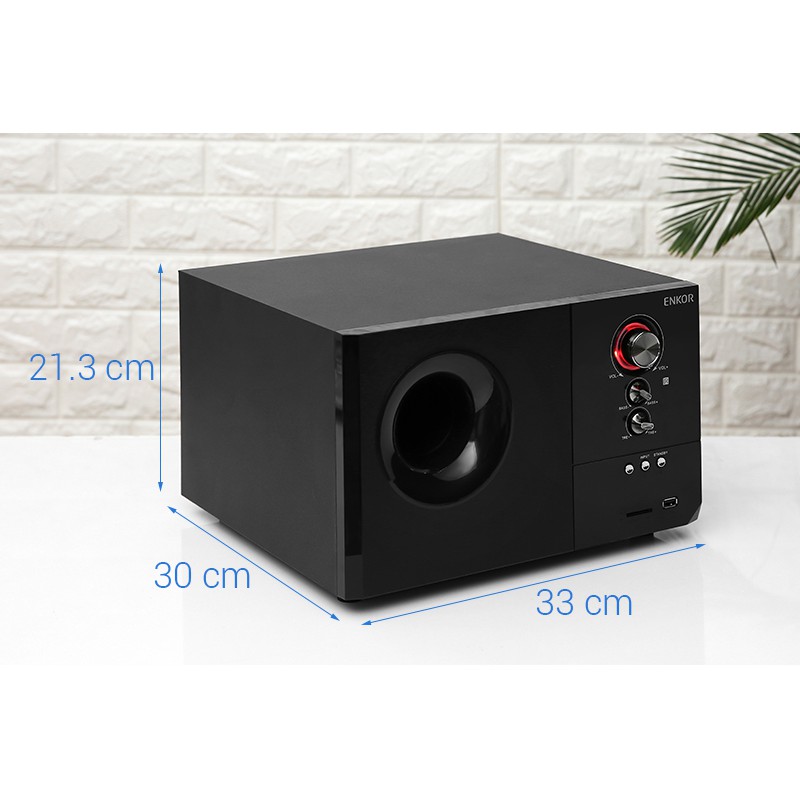 Loa vi tính 2.1 Enkor S2880 Đen