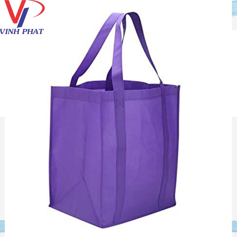 Túi Vải Không Dệt Màu Tím Đựng Quà Tặng Thân Thiện Môi Trường - VĨNH PHÁT