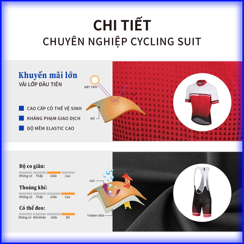 Áo đi xe đạp nam tay ngắn đi xe đạp Bộ Yếm Quần short Xe đạp leo núi Bộ đồ thể thao thoáng khí và khô nhanh