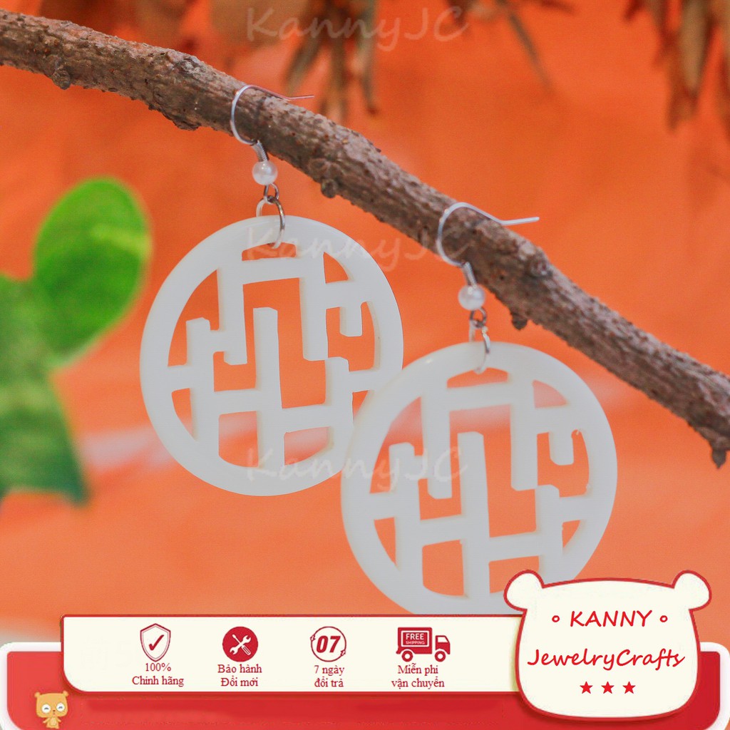 🌿🌸🌿 Bông Tai Tròn Unisex M1 🌿🌸🌿
