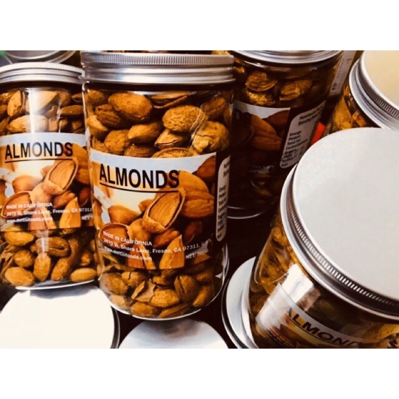 Hạnh nhân vỏ mỏng rang bơ 500g