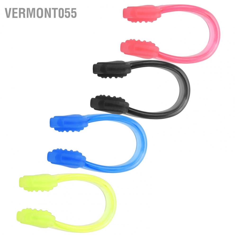 Vermont055 Swimming Nose Clips Waterproof Soft Silica Gel Surfing Clip Plugs Protector