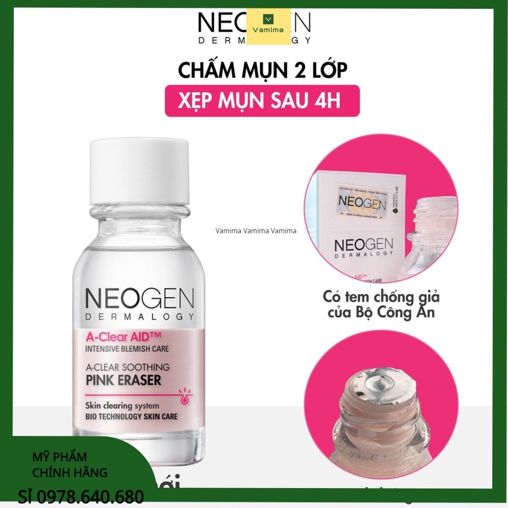 Dung dịch Chấm Mụn Neogen Soothing Pink - Chuẩn Auth