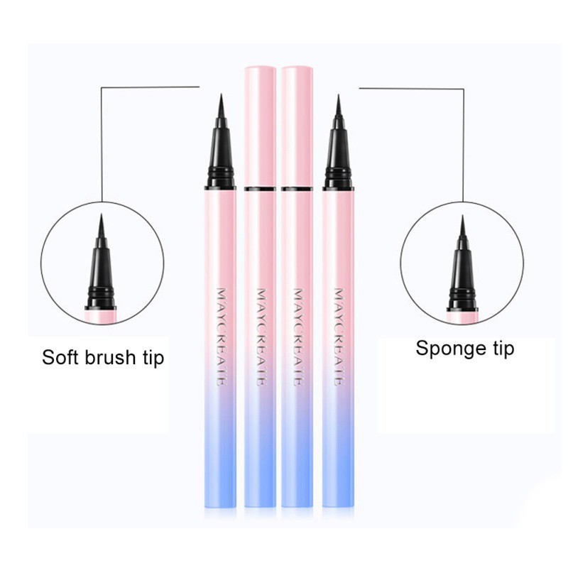 HOT Maycreate Quick-Drying Eyeliner Pen Long-Lasting Waterproof Black Liquid Eyeliner Pencil