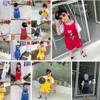 Bộ cộc bóng rổ xuất hàn bé trai