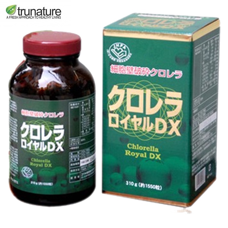 Tảo lục hoàng gia Chlorella Royal DX Nhật Bản 1550 viên [Chuẩn Nội Địa]