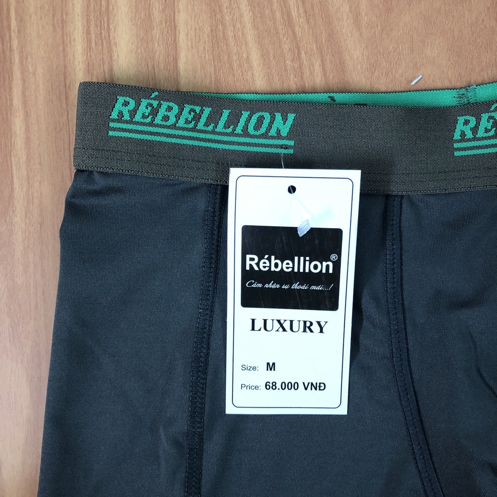 Combo 4 quần lót nam thun lạnh cao cấp REBELLION - Hàng VNXK