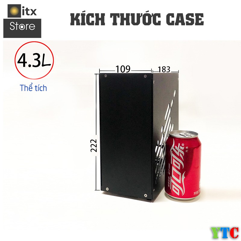 [ITX Store] - Combo Case iTX M24 Siêu Nhỏ Gọn (Case+Riser)