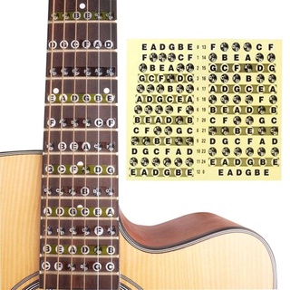 Sticker Dán Đàn Guitar - Miếng dán đàn Guitar - Sticker Guitar  - Miếng Dán Đánh Dấu Vị Trí Nốt Nhạc Trên Đàn