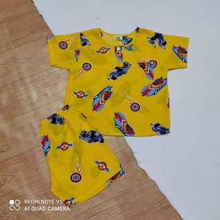 Combo 10 đồ bộ tole(lanh) bé trai size 1(4-6 kí)