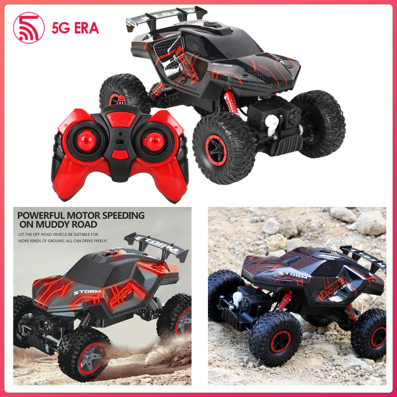 Mô Hình Xe Điều Khiển Từ Xa 4x4 Rc Rock Crawler 2.4g 5 Chế Độ Tỉ Lệ 1 / 16