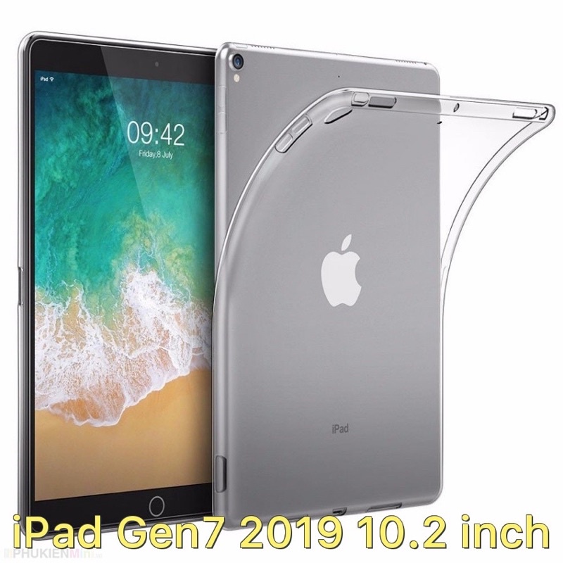 Ốp lưng dẻo trong suốt iPad Mini 1,2,3,4,5, iPad Air 1, 2, Air3, Air4, Gen5, 6, Gen7, 8 10.2, Pro 11, 12.9 2020,21,18