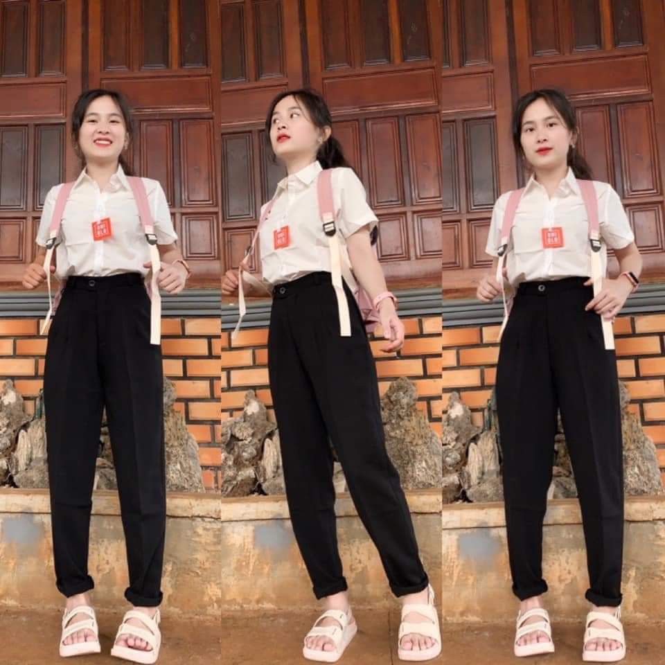 QUẦN TÂY,  QUẦN NÚT, QUẦN BAGGY TÂY ĐI HỌC, ĐI LÀM LƯNG SIÊU CAO,  QUẦN BAGGY NỮ | BigBuy360 - bigbuy360.vn