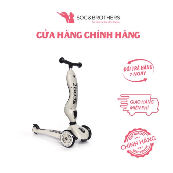 Xe scooter trẻ em Scoot and Ride Highwaykick 1 màu Ash