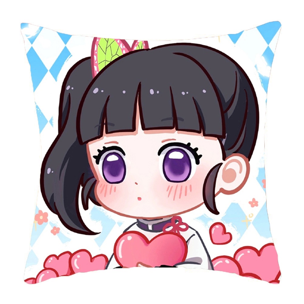 Gối in hình KIMETSU NO YAIBA chibi anime xinh xắn tiện lợi chất đẹp