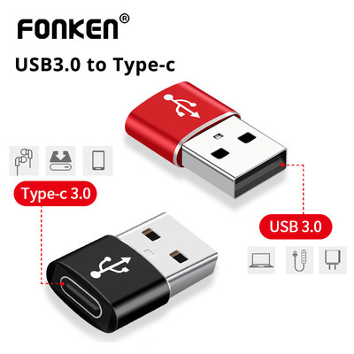 Đầu Chuyển Đổi Dữ Liệu Sạc FONKEN Giắc Cắm Usb 3.0 USB A 3.1 Loại C Sang Cổng Cắm USB-C