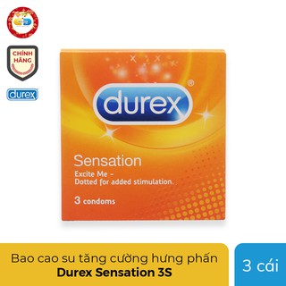 Bao cao su tăng cường hưng phấn Durex Sensation 3S