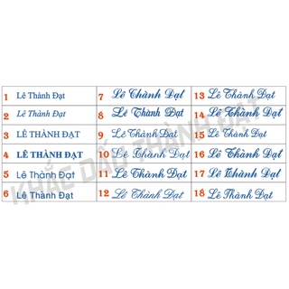 Khắc con dấu tên với cán dấu đẹp (Trodat 4911P4)