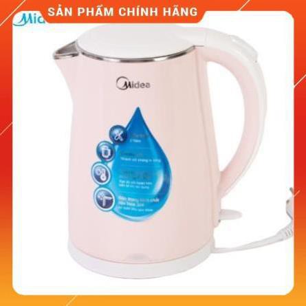 [Mã SKAMPUSHA7 giảm 8% đơn 250k]Bình siêu tốc MIDEA MK-15DC PINK 1.5L chinh hãng (vthm9) Huy Anh