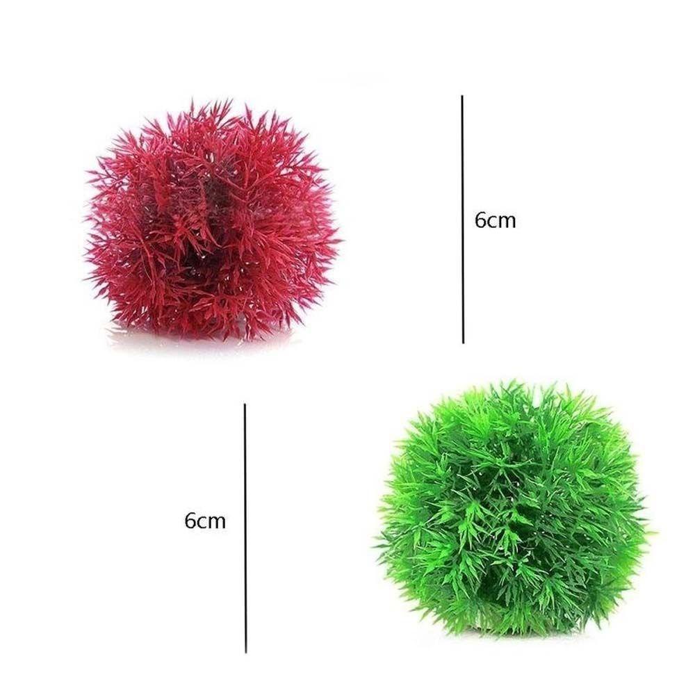 Quả Bóng Cỏ Giả Trang Trí Bể Cá