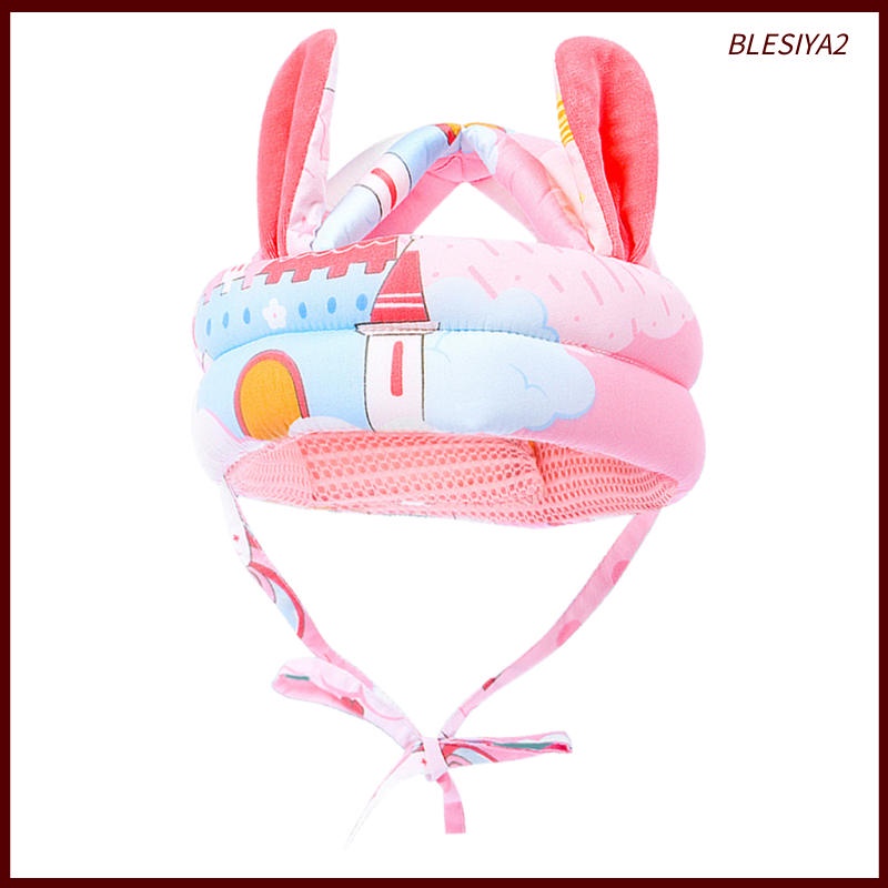 Set 2 Mũ Bảo Hiểm Mềm Mại Chống Va Chạm Bảo Vệ An Toàn Cho Bé Mới