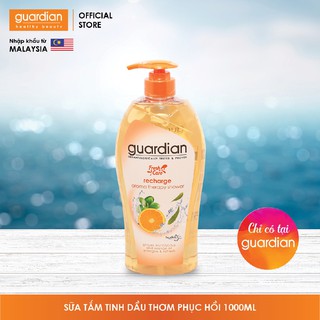 Sữa tắm Guardian tinh dầu thơm phục hồi năng lượng Recharge 1000ml