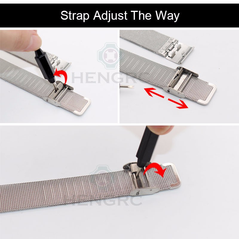 Dây Đeo Đồng Hồ Bằng Inox Cao Cấp 8 10 12 14 16 17 18 19 20 21 22 24mm