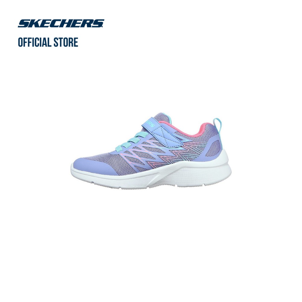 Giày sneaker quai dán bé gái SKECHERS Microspec 302468L-LAV