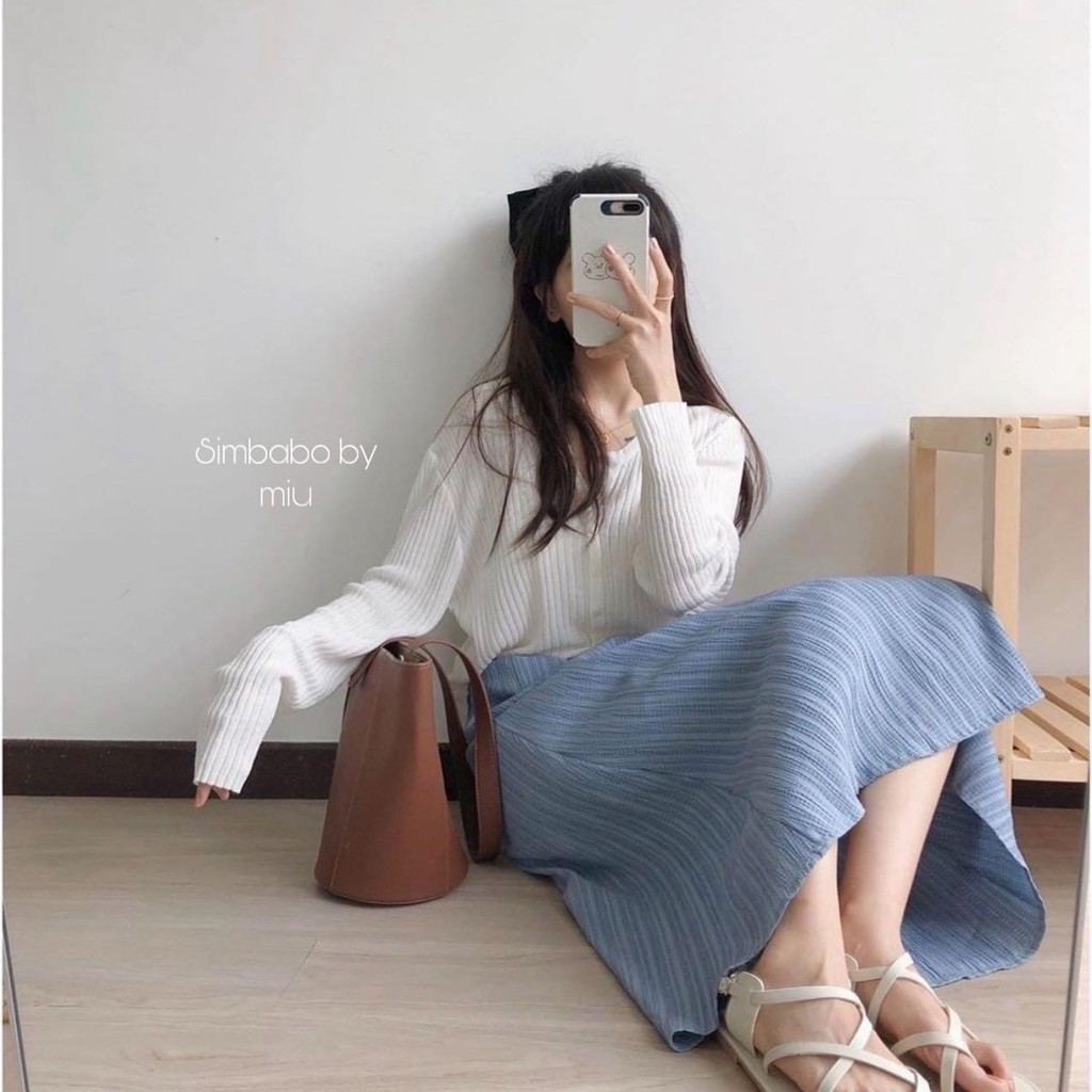 Áo cardigan len mỏng Simbabo