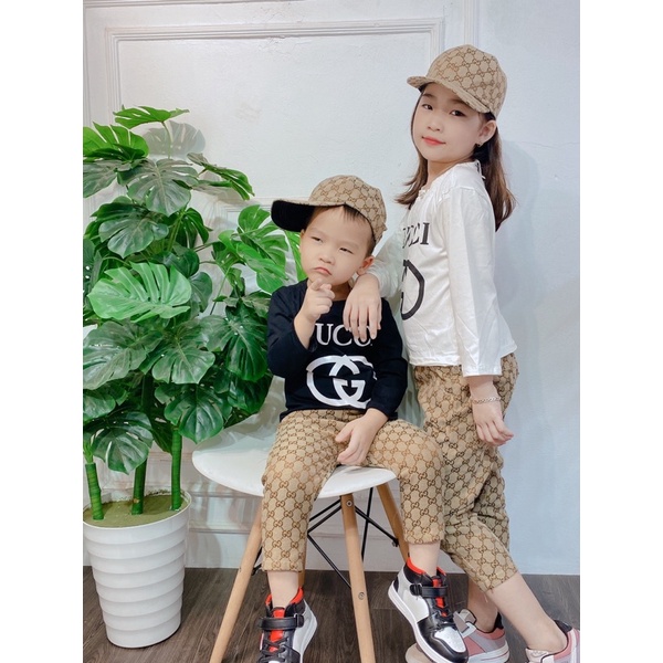 Set đồ gucci cho bé zai gái