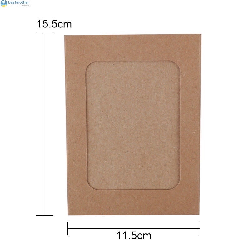 Khung ảnh giấy treo tường màu nâu phong cách hàn quốc