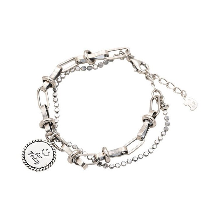 [Freesize] Lắc tay/Vòng Tay Nam/ Nữ Hợp Kim Cao Cấp ERASHOP 077623 - Dây Xích For Today Cá Tính, Cool Ngầu, Siêu Rẻ Đẹp