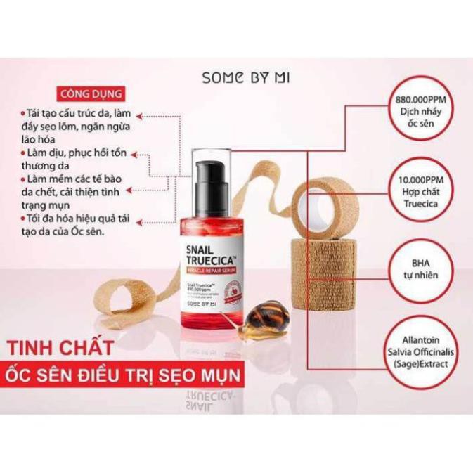Tinh Chất Ốc Sên Phục Hồi Da SOME BY MI Snail Truecica | BigBuy360 - bigbuy360.vn