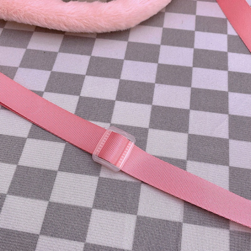 Túi Xách Đeo Vai Cỡ Lớn Hình Thỏ Hồng Đáng Yêu