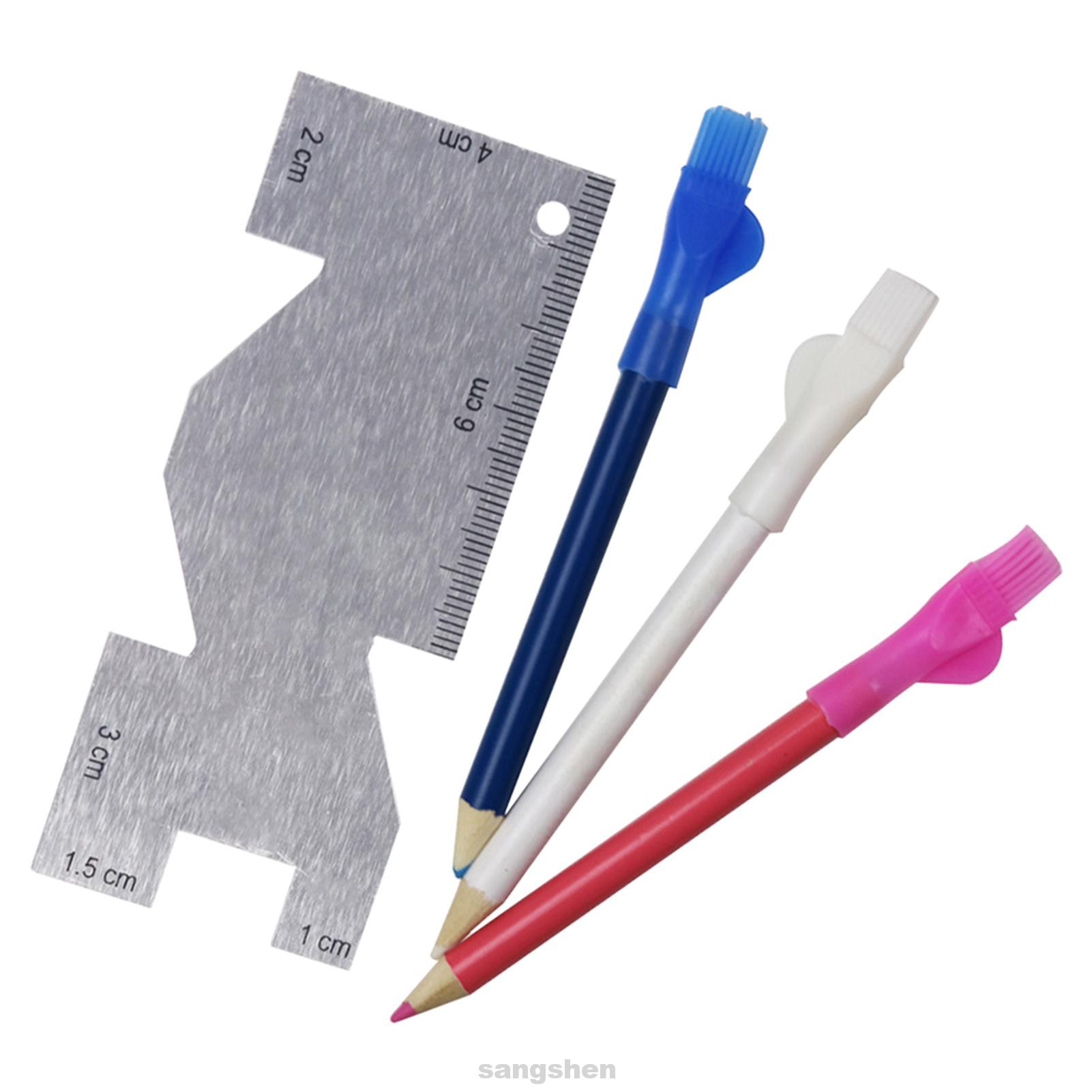 Bộ bút chì thước vẽ đánh dấu dành cho cắt may thủ công DIY