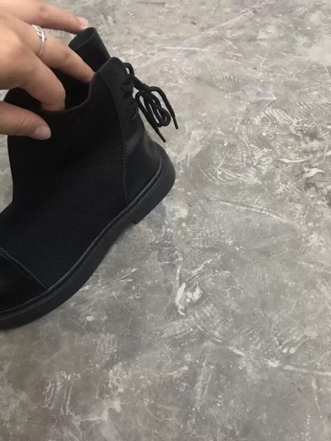 Order Boots nữ buộc dây sau mẫu hot thu 2019