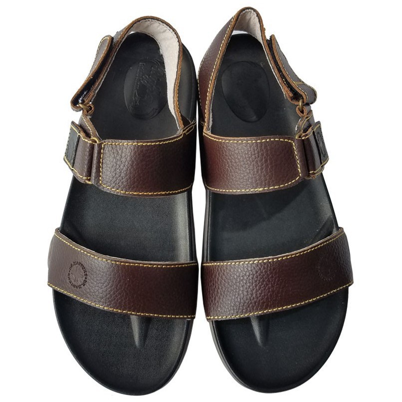 Giày sandal nam da bò đế doctor BIGBEN cao cấp SD37 -az1