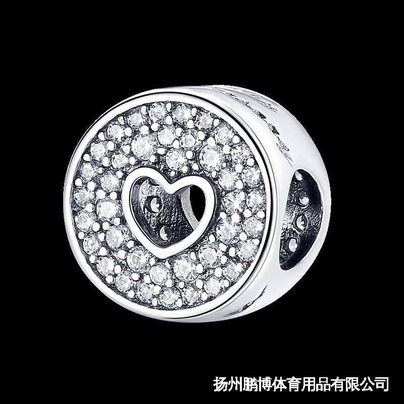 Original Breloque Charms 925 Silver Fizzy CZ zirconia Charm Beads Fit Pandora during Bracelet Original Bracelet