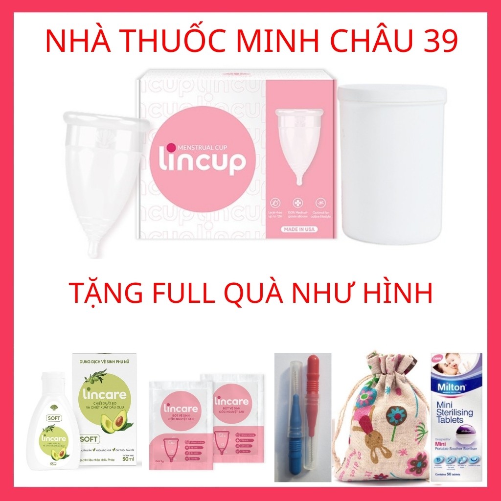 Cốc Nguyệt San LINCUP Chính Hãng Nhập Khẩu Từ Mỹ