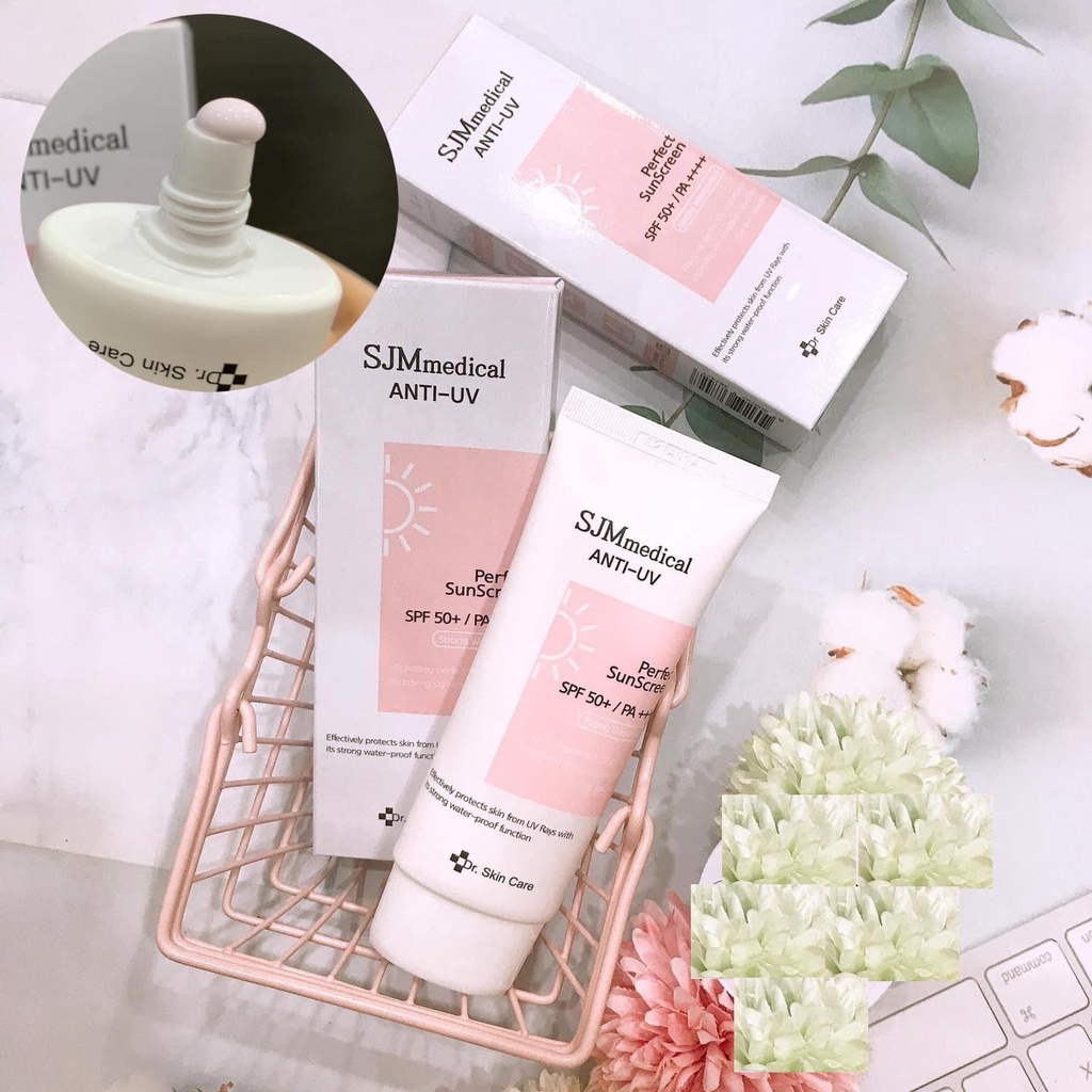 Kem chống nắng SJM Medical Anti UV Perfect SunScreen SPF50+ PA++++ 60ml