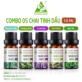Combo 05 chai tinh dầu 10ml