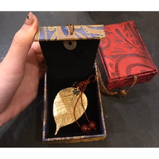 Lá bồ đề mạ vàng