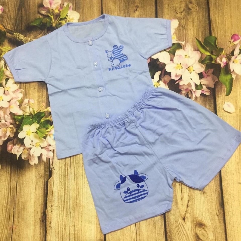 Bộ quần áo sơ sinh Tay Ngắn Cài Lệch Màu Thái Hà Thịnh, chất vải cotton 100% cao cấp mềm, mịn, thoáng mát