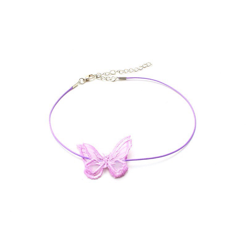 Choker bướm ren vòng đeo cổ butterfly - Mã NO17