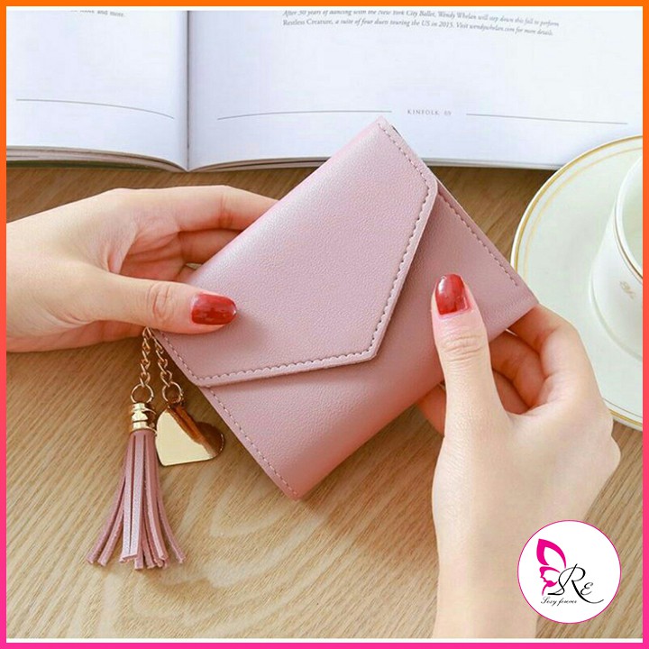Ví nữ ngắn khoá tim cute giá rẻ siêu bền VN002 | BigBuy360 - bigbuy360.vn