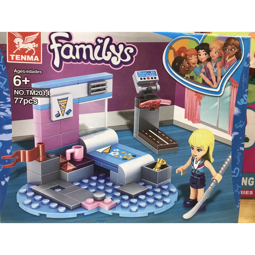 Bộ đồ chơi lắp ráp Phòng tập Thể dục cho bé gái