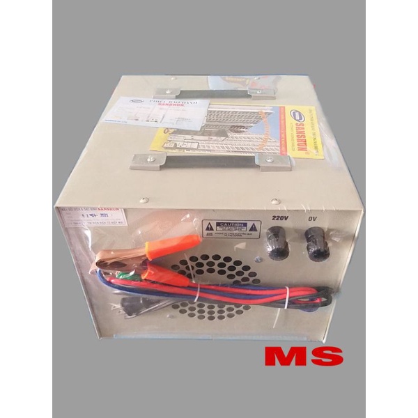 Máy sạc bình ắc quy 12V-24V-36V-48V Sanshun 60A dây đồng dùng cho ắc quy 300 Ampe