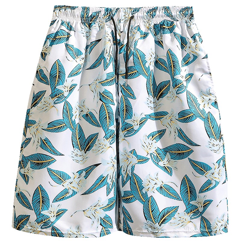 Set Áo Sơ Mi Tay Ngắn Kèm Quần short Thời Trang Biển Cho Nam