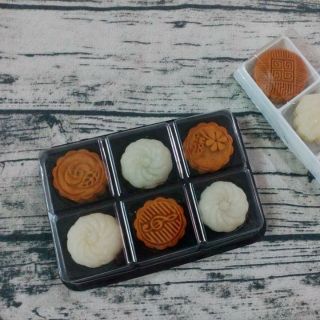 5 Hộp mica đựng 6 bánh 50g