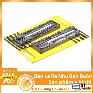 Dao khắc trổ cán bạc kèm 6 lưỡi khắc trổ đa năng